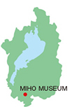 MIHO MUSEUMの位置図